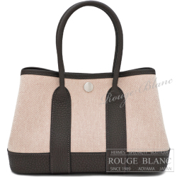 エルメス　ネオガーデン23　エクリュ×ベージュ×エベンヌ　トワルアッシュヴァイキング×ネゴンダ　【新品】 HERMES Neo Garden 23 bag Ecru×Beige×Ebene H Viking canvas×Negonda 【NEW】