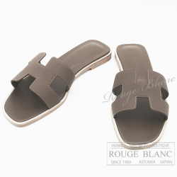 エルメス　サンダル　”オラン”　エトゥープ　#37　【新品】　HERMES  Sandal  "Oran" Etoupe 【NEW】