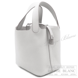 エルメス　ピコタンロックPM/18　パールグレー/グリパール　トリヨンクレマンス　シルバー金具　【新品】　HERMES Picotan lock PM/18 Gris Perle Taurillon Clemence Silver Buckle 【NEW】
