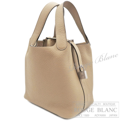 エルメス ピコタンロックPM/18 トレンチ トリヨンクレマンス シルバー  