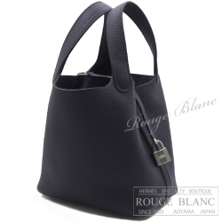 エルメス ピコタンロックPM/18 キャバン トリヨンクレマンス シルバー  