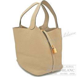 HERMES ピコタンロック　22 MM ゴールド金具 エルメス ピコタンロックMM/22 トレンチ トリヨンクレマンス ゴールド