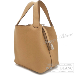 【HERMES】ピコタンロックPM/チャイ/シルバー金具 ランク N 新品 HERMÈS エルメス ピコタンロックPM チャイ(0M