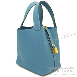 エルメス ピコタンロックPM/18 ニューブルージーン トリヨンクレマンス