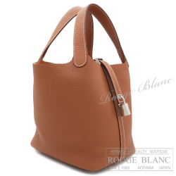 エルメス　ピコタンロックPM/18　ゴールド　トリヨンクレマンス　シルバー金具 【新品】HERMES Picotin lock PM/18 Gold Taurillon Clemence Silver Buckle 【NEW】