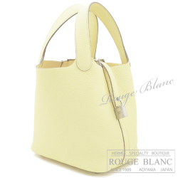 エルメス　ピコタンロックPM/18　ジョーヌミルトン　トリヨンクレマンス　シルバー金具 【新品】 HERMES Picotin lock PM/18 Jaune milton Taurillon Clemence Silver Buckle【NEW】