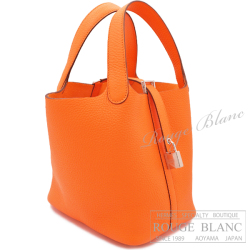 エルメス　ピコタンロックPM/18　オレンジミニアン　トリヨンクレマンス　シルバー金具【新品】HERMES Picotin lock PM/18 Orange  minium Taurillon Clemence Silver Buckle 【NEW】