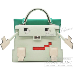 エルメス　ケリードール　ピクト　ヴェールフィズ×ヴェールジェイド　エプソン　シルバー金具 【新品】HERMES Kelly dall pict Vert fizz×Vert jade Epsom Silver Buckle【NEW】