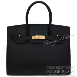 エルメス　バーキンセリエ30　ブラック　ムッシュ　ゴールド金具　 【新品】　HERMES Birkin sellier30 Black Monsieur Gold Buckle 【NEW】