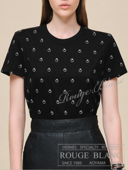 エルメス　2026 S/S　Tシャツ　”アノー・フィネス”　ブラック　#40　【新品】 HERMES T-shirt "Anneau Finesse" Black 【NEW】