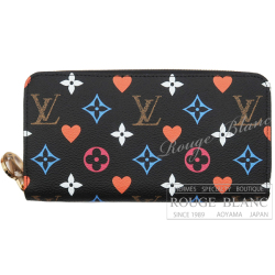 ルイヴィトン　ジッピーウォレット　ラウンドファスナー　ゲームオンジッピー　ブラック　ハート　M80323　長財布 【新品】 Louis Vuitton Long wallet 【NEW】