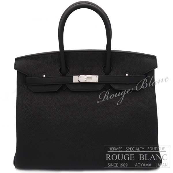 エルメス　バーキン35　黒　ブラック　トゴ　シルバー金具　【新品】