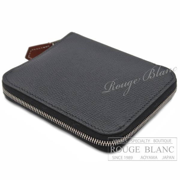 エルメス アザップ シルクイン コンパクト 黒 ブラック 【新品】