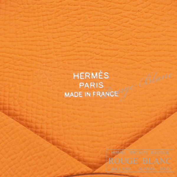 Hermes 名刺入れ 名刺 オレンジ 一 番 安い 通販ファッション - 正規品