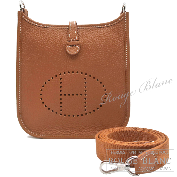 極美品 エルメス HERMES エブリン プレイマット レッド ボルドー エヴリン エルメス専門店 ルージュブラン