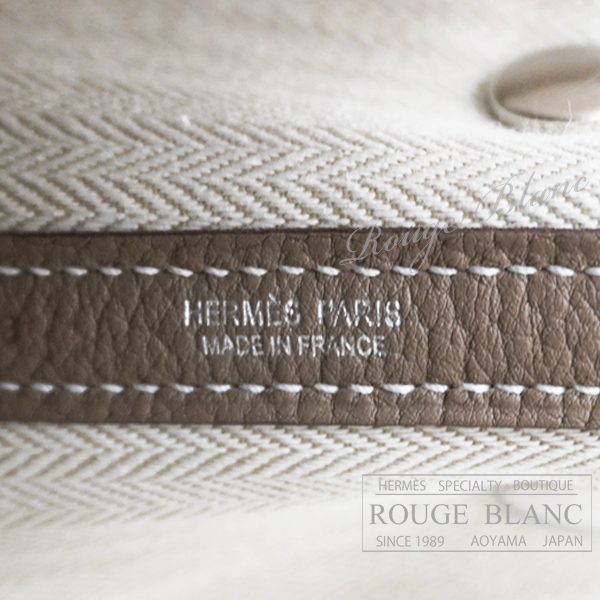 HERMES エルメス　ガーデンパーティ　TPM ネゴンダ　エトゥープ　30 エルメス ガーデンパーティTPM/30 エトゥープ ネゴンダ 【新品】