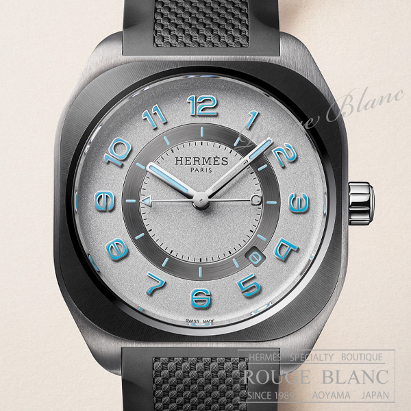 エルメス　H08　42mm　腕時計　メンズ　グリフォンセ　チタン　【新品】
