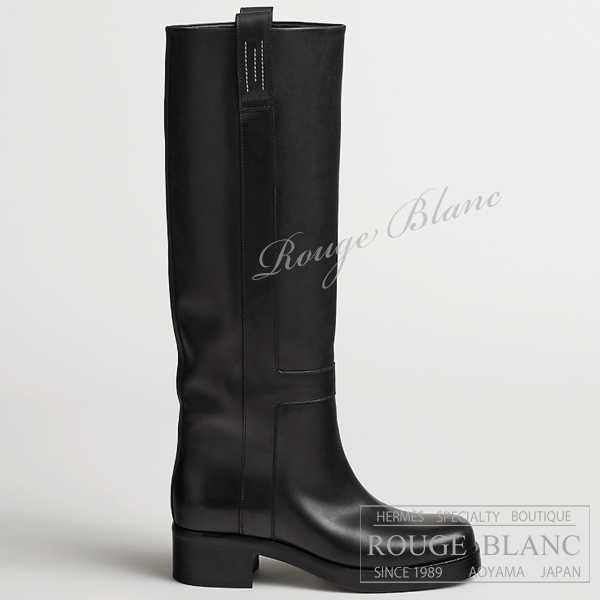 エルメス ロングブーツ ”ホース” ブラック 黒 #37 1/2 【新品】