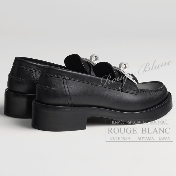 エルメス モカシン ローファー ”ホット” 黒 ブラック #36 【新品】