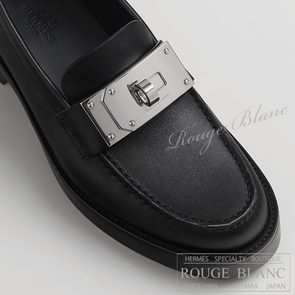 エルメス モカシン ローファー ”ホット” 黒 ブラック #36 【新品】