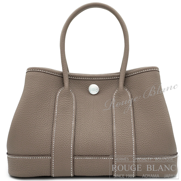 エルメス ネオガーデン23 エトゥープ トゴ 【新品】 HERMES Neo Garden