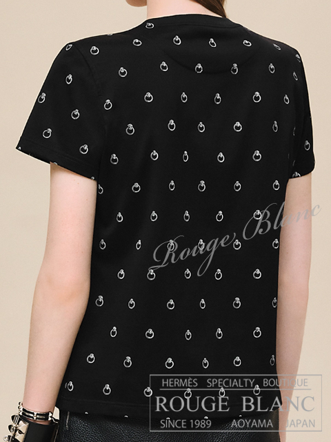 エルメス 2026 S/S Tシャツ ”アノー・フィネス” ブラック #40 【新品】