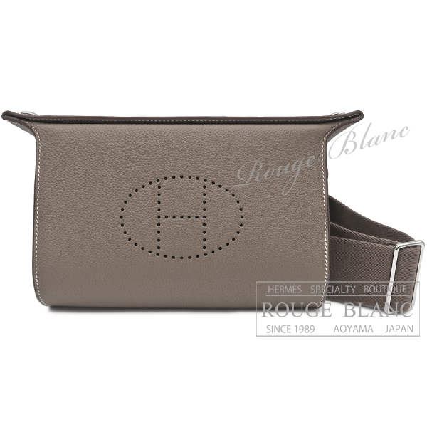 エルメス ヴィドポッシュ エトゥープ トゴ シルバー金具 【新品