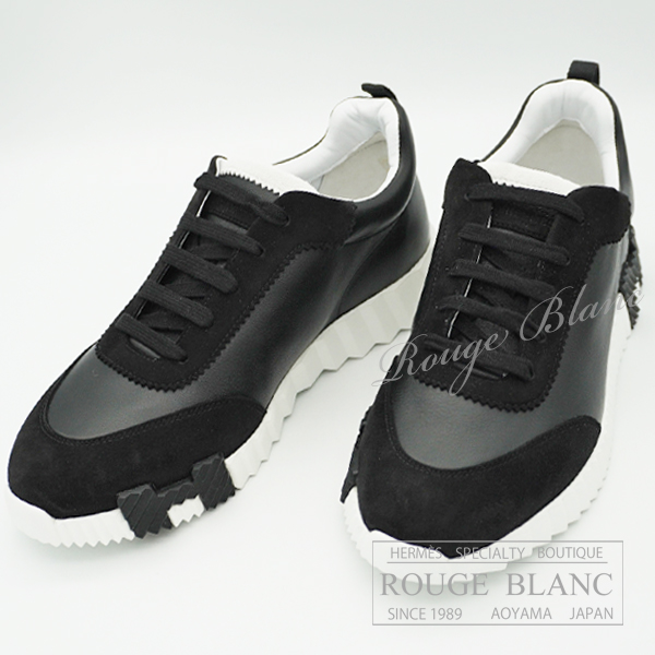 エルメス　メンズ　スニーカー　”バウンシング” 　黒　ブラック　#41  1/2 【新品】