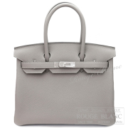 エルメス　バーキン30　グリアスファルト　トゴ　シルバー金具　　【新品】 HERMES Birkin30 Gris asphalte Togo Silver Buckle 【NEW】