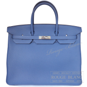 エルメス　バーキン40　ブルーブライトン　トゴ　シルバー金具　【新品】 HERMES Birkin40 Bleu Brighton Togo Silver Buckle 【NEW】