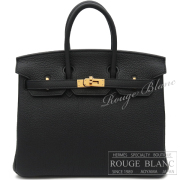 エルメス　バーキン25　黒　ブラック　トゴ　ゴールド金具  【新品】 HERMES Birkin25 Black Togo Gold Buckle 【NEW】