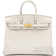 エルメス　バーキン25　クレ　トゴ　ゴールド金具【新品】 HERMES Birkin25 Craie Togo Gold Buckle【NEW】