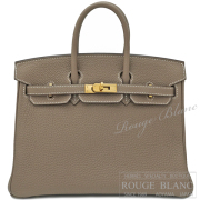 エルメス　バーキン25　エトゥープ　トゴ　ゴールド金具 【新品同様】  HERMES Birkin25 Etoupe Togo Gold Buckle【USED】