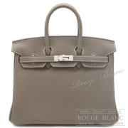 エルメス　バーキン25　エトゥープ　トゴ　シルバー金具　【新品】   HERMES Birkin25 Etoupe Togo Silver Buckle 【NEW】