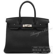 エルメス　バーキン30　黒　ブラック　トゴ　シルバー金具 【新品】 HERMES Birkin30 Black Togo Silver Buckle 【NEW】
