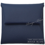 エルメス　バスティア　コインケース　ブルーネイビー　エプソン 【新品】 HERMES Bastia Coincase  Blue Navy Epsom【NEW】
