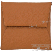 エルメス　バスティア　コインケース　ゴールド　エプソン　【新品】HERMES Bastia Coincase Gold Epsom 【NEW】