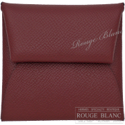 エルメス　バスティア　コインケース　ルージュH　エプソン 【新品】HERMES Bastia Coin case Rouge H Epsom 【NEW】