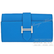 エルメス　ベアンキーケース　4連　ブルーザンジバル　エプソン　シルバー金具 【新品】 HERMES Bearn Keycase4 Bleu zanzibar Epsom Silver Buckle【NEW】