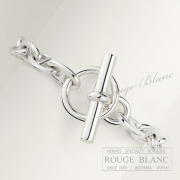 エルメス　ブレスレット　シェーヌダンクル　MM 　14コマ　シルバー 【新品】 HERMES Bracelet Chaine dancre Silver【NEW】