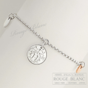 エルメス　ブレスレット　エクスリブリスPM　シルバー×ローズゴールド  SH【新品】 HERMES Bracelet Exlibris PM Silver×Rose gold【NEW】