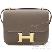 エルメス　コンスタンスミニ　ミラー/ミロワール　エトゥープ　エプソン　ゴールド金具　ショルダーバッグ 【新品】HERMES Constance mini Miroir Etoupe Epsom Gold Buckle 【NEW】