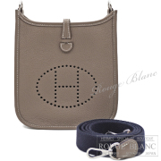 エルメス　エヴリン　TPM/16　アマゾン　エトゥープ×ブルーインディゴ　トリヨンクレマンス　シルバー金具 【新品】HERMES  Evelyne TPM/16 Amazon  Etoupe×Bleu indigo Taurillon Clemence Silver Buckle 【NEW】