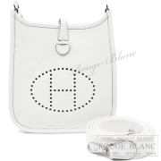 エルメス　エヴリン　TPM/16　アマゾン　ニューホワイト　トリヨンクレマンス　シルバー金具 【新品】HERMES  Evelyne TPM/16 Amazon New white Taurillon Clemence Silver Buckle 【NEW】