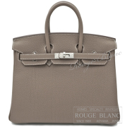 エルメス　バーキン25　エトゥープ　トゴ　シルバー金具　【新品】   HERMES Birkin25 Etoupe Togo Silver Buckle 【NEW】