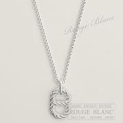 エルメス　ネックレス　"シェーヌダンクル・アレア2　ツイスト"　GM　シルバー　【新品】 HERMES Necklace "Chaine dancre Area2 Twisted" Silver 【NEW】