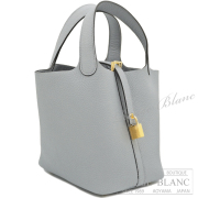 エルメス　ピコタンロックPM/18　グリパンタン　トリヨンクレマンス　ゴールド金具　【新品】　HERMES Picotin lock PM/18 Gris pantin Taurillon Clemence Gold Buckle【NEW】