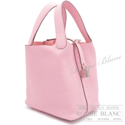 エルメス　ピコタンロックPM/18　ローズサクラ　トリヨンクレマンス　シルバー金具　【新品】　HERMES Picotin lock PM/18 Rose sakura Taurillon Clemence Silver Buckle 【NEW】