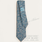 エルメス　ネクタイ　”ピエス・メ”　グレー×アズール×ブラン　シルク 【新品】HERMES Tie ” Pieces met” Gris×Azur×Blanc【NEW】