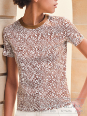 エルメス　2024 S/S　マイクロTシャツ　”ナウサ・シェーヌ”　マロンアルザン　#34　タグ付 【新品】 HERMES Micro T-shirt "Naoussa Chaine" marron alezan 【NEW】